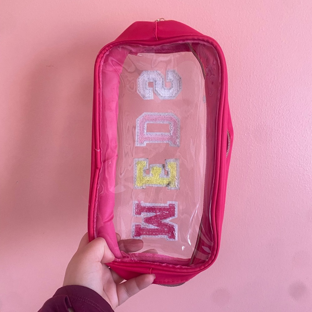 Never used clear bag